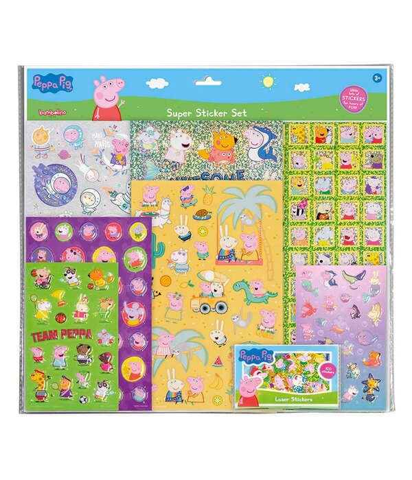 Stickerset Peppa Pig XL