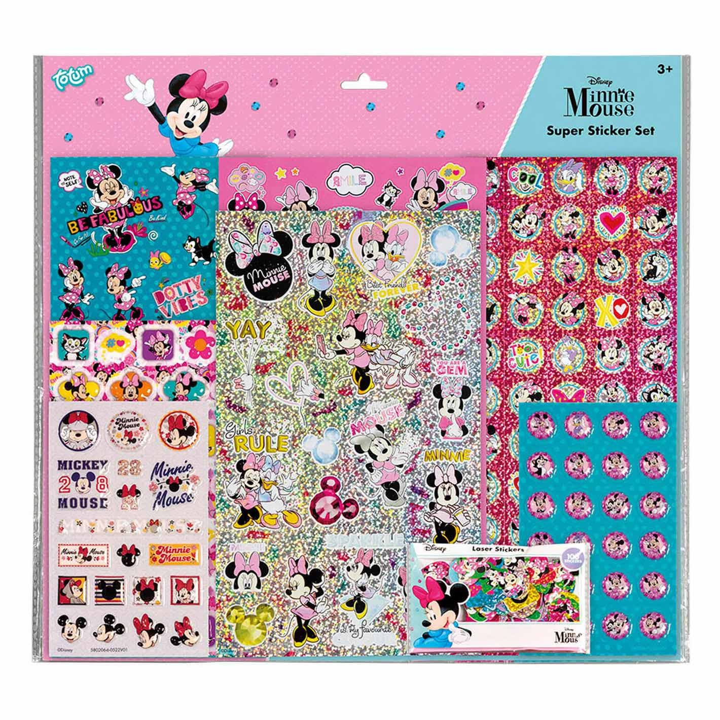 Stickerset Minnie Mouse XL afbeelding