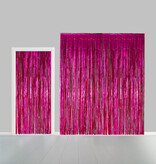 Deurgordijn Folie Hard Roze