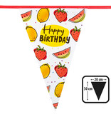 Vlaggenlijn Fruit Happy Birthday (6m)
