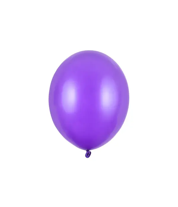 Metallic Paarse ballonnen (50st)