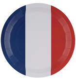 Bordjes Rood Wit Blauw Gestreept (8st)