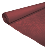 Papieren Tafelkleed Bordeaux Rood  (1,19x8m)