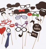 Photo Booth Props Set Feestje (30st)