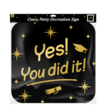Classy Party Decoratiebord Yes You Did It