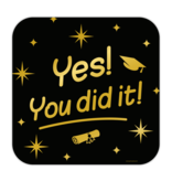 Classy Party Decoratiebord Yes You Did It