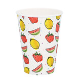 Set Bekertjes Fruit Print 210ml (8st)
