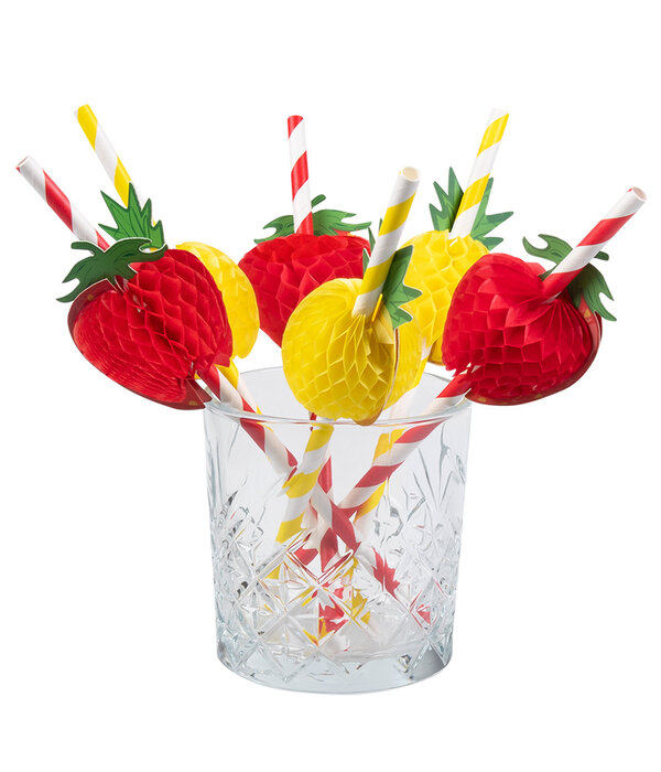 Set Rietjes Fruit 20cm (6st)