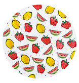 Set Bordjes Fruit 23cm (8st)
