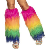 Rainbow Pluche Beenwarmers