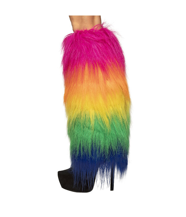 Rainbow Pluche Beenwarmers