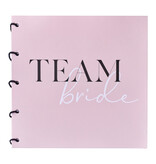 Gastenboek 'Team Bride' Roze