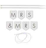 Wedding Cake Topper 'Mr & Mrs' Aanpasbaar