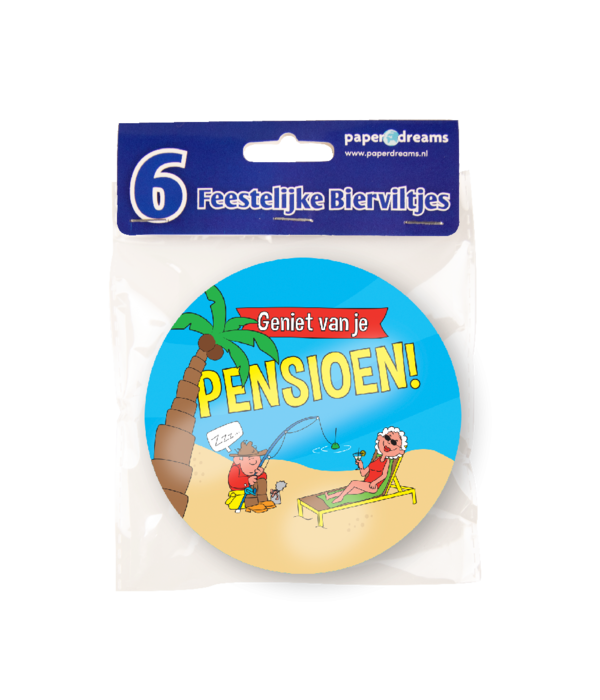 Bierviltjes Pensioen (6st)