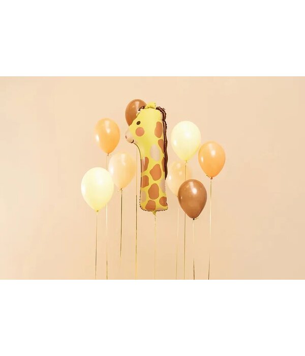 Folieballon Cijfer 1 Giraffe (82cm)