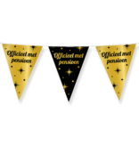 Classy Vlaggenlijn Pensioen Zwart/Goud (10m)