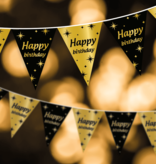 Classy Vlaggenlijn Pensioen Zwart/Goud (10m)