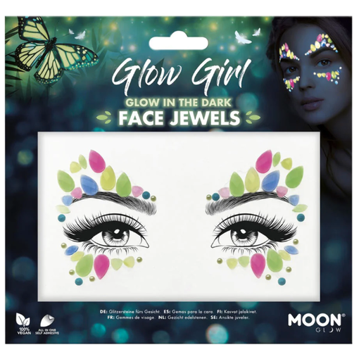 Face Jewels Glow Girl Glow in the dark