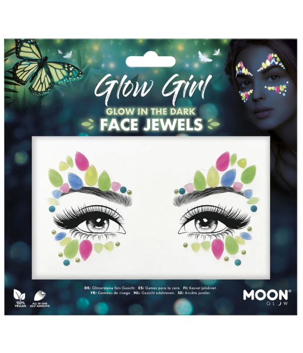 Face Jewels Glow Girl Glow in the dark