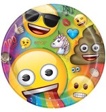Borden Emoji Versiering 23cm 8 stuks