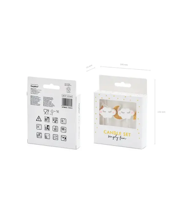 Taartkaarsjes Litte Star (5st)