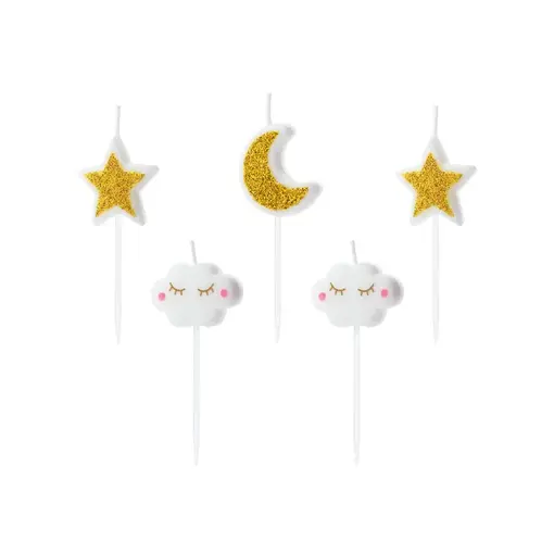 Taartkaarsjes Litte Star (5st)