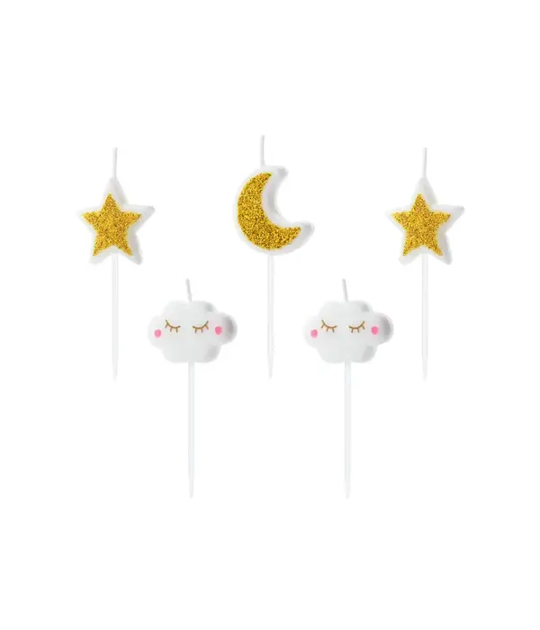 Taartkaarsjes Litte Star (5st)