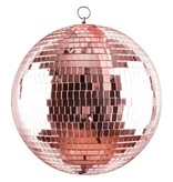 Spiegelbal Rosegoud 30cm