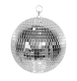 Zilveren discobal (30 cm)