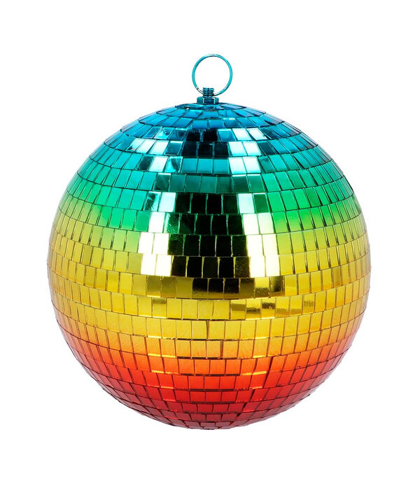 Disco Bal Regenboog (20cm)