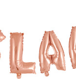 Folieletters Geslaagd Rose Goud