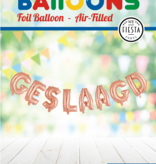 Folieletters Geslaagd Rose Goud