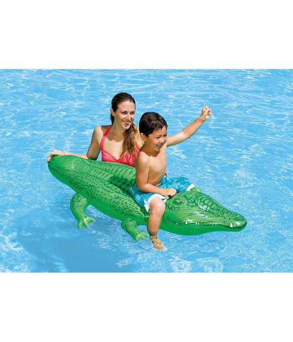 Opblaas Ride-on Krokodil (168 x 86cm)