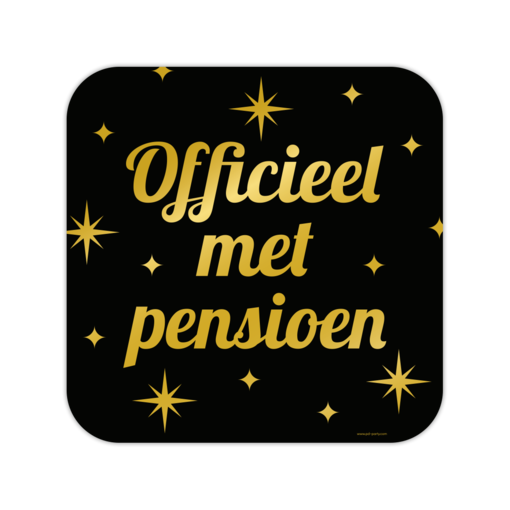 Classy Party Huldeschild Pensioen