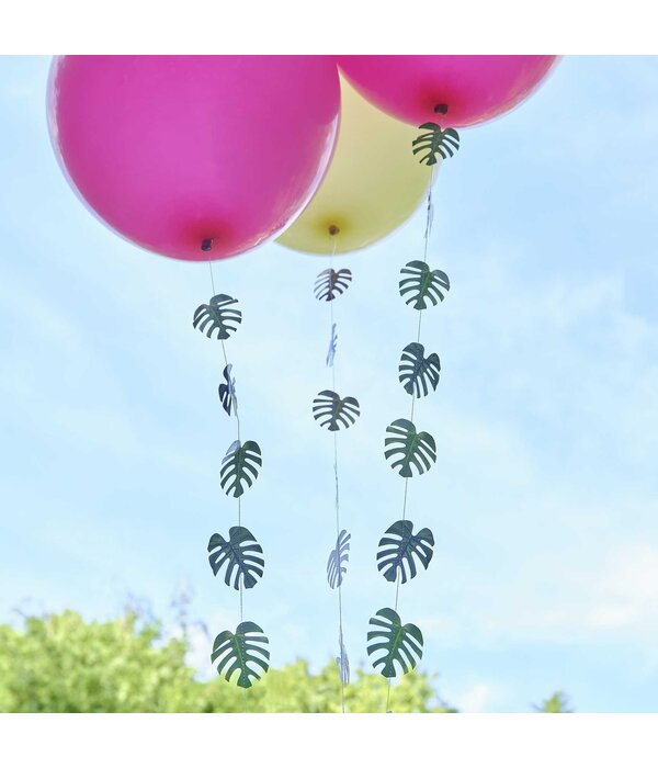 Ballonlint Hawaii Palm Bladeren (5st)