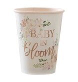 Floral Baby In Bloom Bekers (8st)