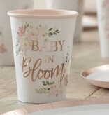 Floral Baby In Bloom Bekers (8st)