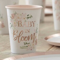 Floral Baby In Bloom Bekers (8st)