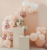 Luxe Ballon Boog Peach/Rosé Goud