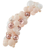 Luxe Ballon Boog Peach/Rosé Goud