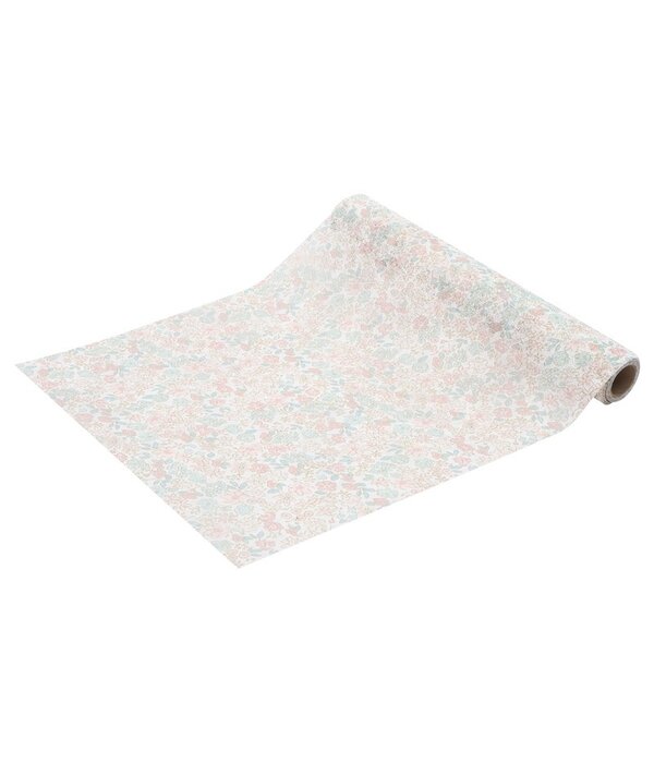 Tafelloper Bloemen Pastel (500x30cm)