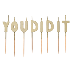 Taartkaarsjes 'You Did It'