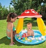Mushroom Babybadje met zonnedak