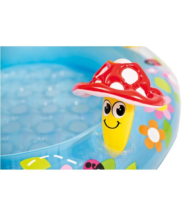 Mushroom Babybadje met zonnedak