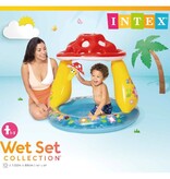 Mushroom Babybadje met zonnedak