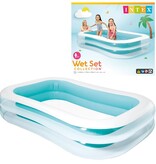 Opblaasbad Rechthoek Family Wet Set (262x175x56)