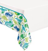 Dinosaurus Tafelkleed Blauw/Groen 137x213cm