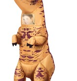 Opblaasbaar Dino Pak Volwassen T-Rex Bruin