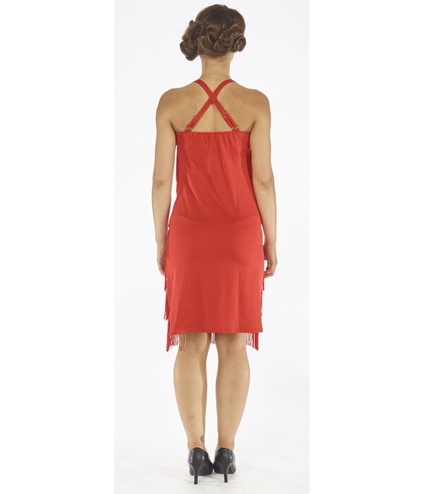 Rood Charleston jurkje