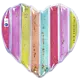 Regenboog Luchtbed Glitter Hart Essentials